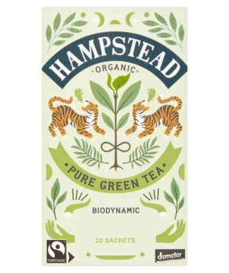 Clean Green Organic Biodynamic Fairtrade Hampstead Tea 20 per pack