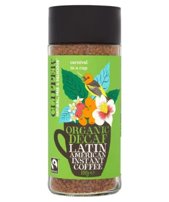 Clipper Latin American Decaf Fairtrade Organic Coffee 100g