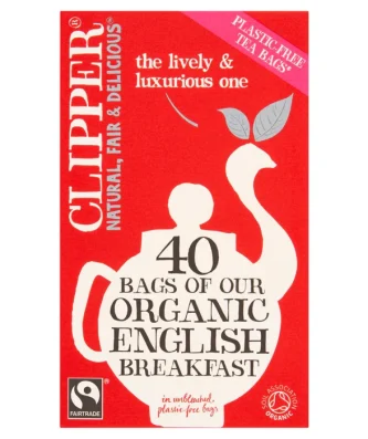 Clipper Organic & Fairtrade English Breakfast 40 per pack