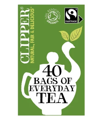 Clipper Organic & Fairtrade Everyday Tea 40 per pack