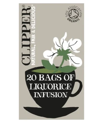 Clipper Organic Liquorice Teabags 20 per pack