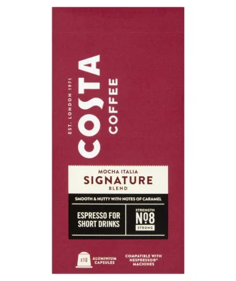 Costa Coffee Nespresso Compatible Signature Blend Espresso 10 per pack