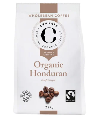 CRU Kafe Organic Fairtrade Honduran Coffee Beans 227g