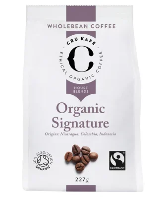 CRU Kafe Organic Fairtrade Signature Coffee Beans 227g