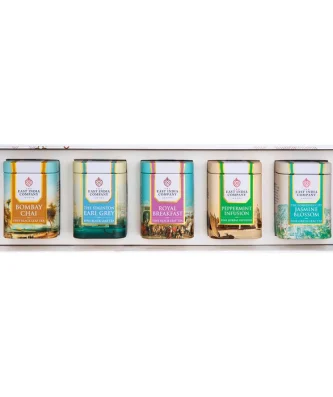East India Company Miniature Loose Tea Caddy Gift Selection 5 per pack