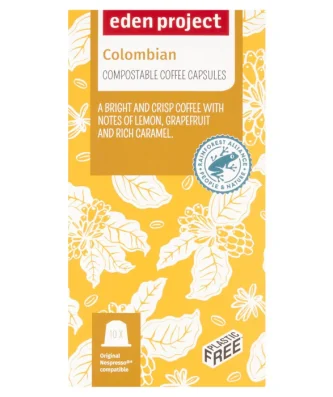 Eden Project Home Compostable Nespresso Capsules Colombia 10 per pack