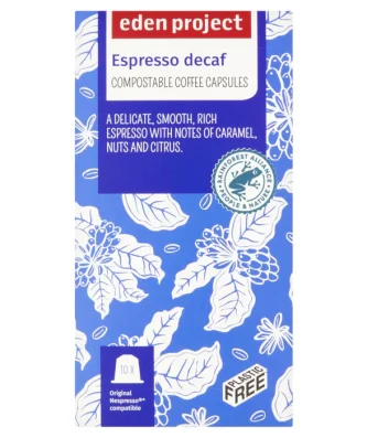 Eden Project Home Compostable Nespresso Capsules Decaff 10 per pack