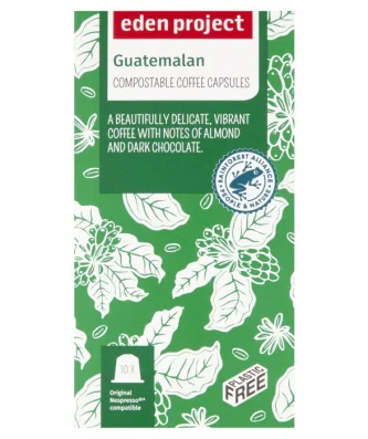 Eden Project Home Compostable Nespresso Capsules Guatemala 10 per pack