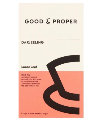 Good & Proper Tea Loose Leaf Darjeeling Tea 90g