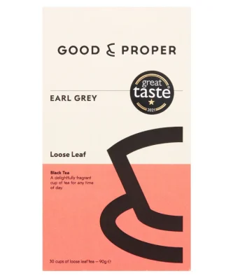 Good & Proper Tea Loose Leaf Earl Grey Tea 90g