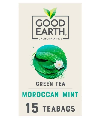 Good Earth Teabags Moroccan Mint & Green Tea 15 per pack