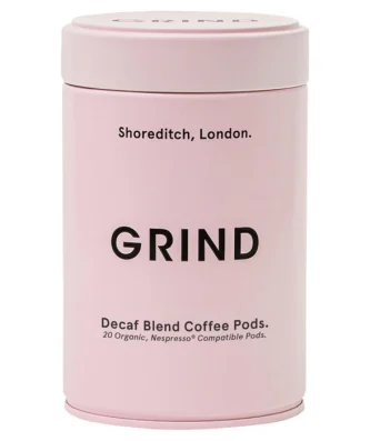 Grind Decaf Blend Compostable Coffee Pods Tin 20 per pack