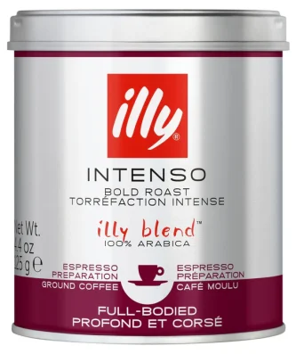 illy Dark Ground Coffee Bold Roast 125g