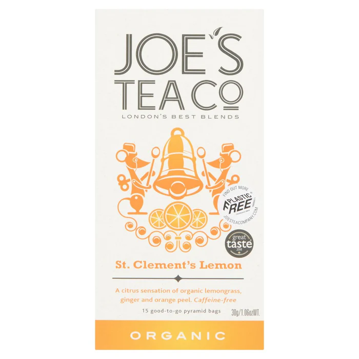 Joe's Tea Co. St. Clement's Lemon Organic 15 per pack