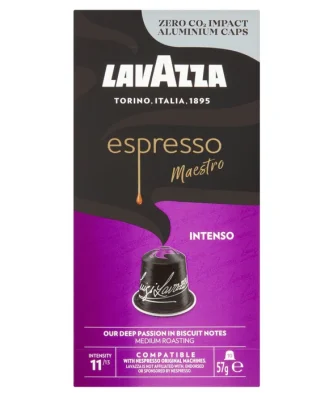Lavazza Espresso Intenso Aluminium Nespresso Compatible Capsules 10 per pack