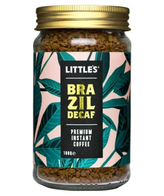 Little's Brazil Decaf Premium Origin Instant Coffee 100g