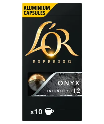 L'OR Espresso Onyx Intensity 12 Coffee Capsules 10 per pack