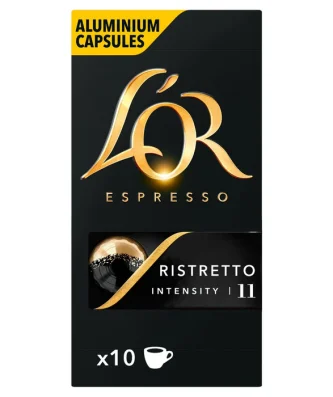 L'OR Espresso Ristretto Intensity 11 Coffee Capsules 10 per pack