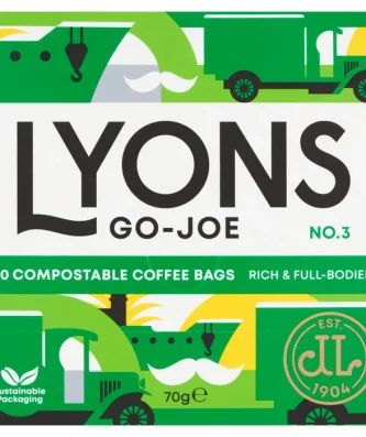 Lyons Go Joe Coffee Bags 10 per pack