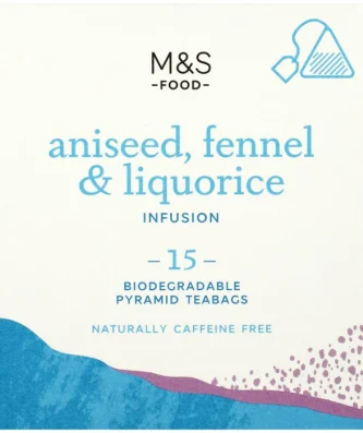 M&S Aniseed Fennel & Liquorice Infusion Tea Bags 15 per pack