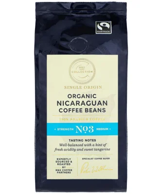 M&S Collection Organic Nicaraguan Coffee Beans 227g