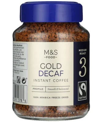 M&S Fairtrade Gold Decaf Instant Coffee 100g