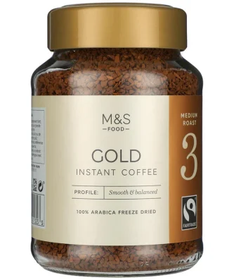 M&S Fairtrade Gold Freeze Dried Instant Coffee 200g