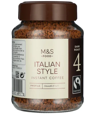 M&S Fairtrade Italian Style Instant Coffee 100g
