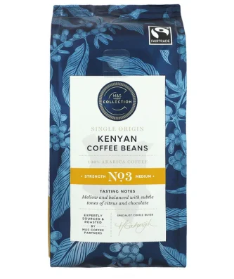 M&S Fairtrade Kenyan Coffee Beans 227g