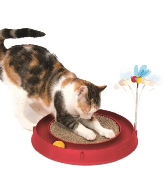 Catit Play Circuit Ball Red Cat Toy