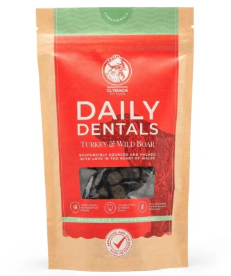 Clydach Farm Grain Free Daily Dentals Dog Treats 100g