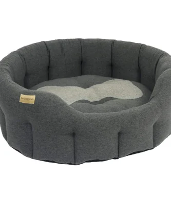 Earthbound Classic Poly Bone Grey Dog Bed Small