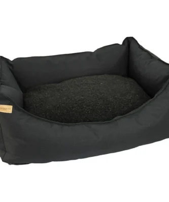 Earthbound Rectangular Removable Waterproof Bed Black Small