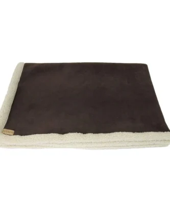 Earthbound Sherpa Chocolate Pet Blanket Large