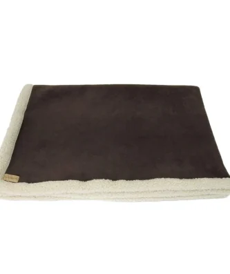 Earthbound Sherpa Chocolate Pet Blanket Extra Large