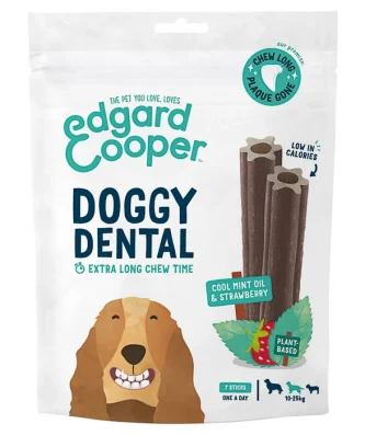 Edgard & Cooper Strawberry & Mint Medium Dog Dental Sticks 7 per pack