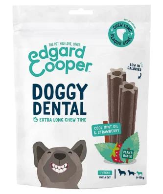 Edgard & Cooper Strawberry & Mint Small Dog Dental Sticks 7 per pack