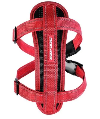 EzyDog Chest Plate Red Dog Harness Medium