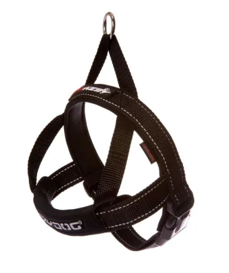 EzyDog Quick Fit Black Dog Harness Medium