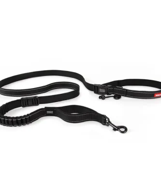 EzyDog Road Runner Black Dog Lead 2.1m