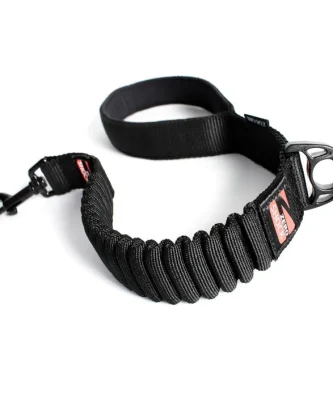 EzyDog Zero Shock Black Dog Lead 25"