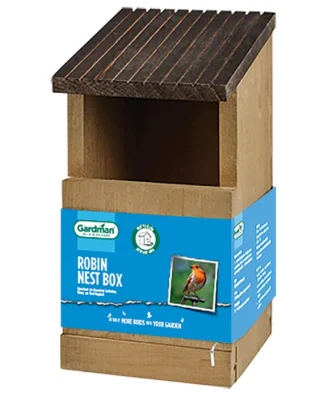 Gardman Robin Nest Box for Wild Birds
