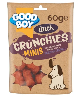 Good Boy Crunchies Duck Mini Reward Dog Treats 60g