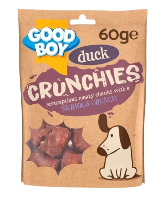 Good Boy Crunchies Duck Reward Dog Treats 60g