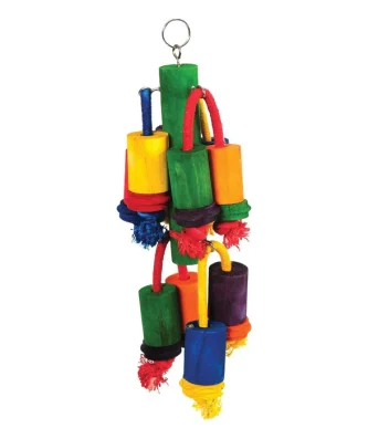 Happy Pet Playtime Multiwood 3 Bird Toy