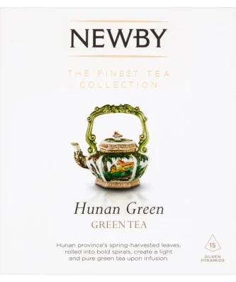 Newby Teas Hunan Green Silken Pyramids 15 per pack