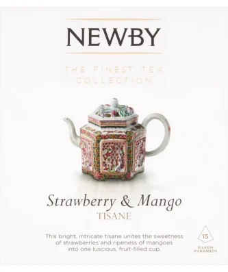 Newby Teas Strawberry & Mango Silken Pyramids 15 per pack