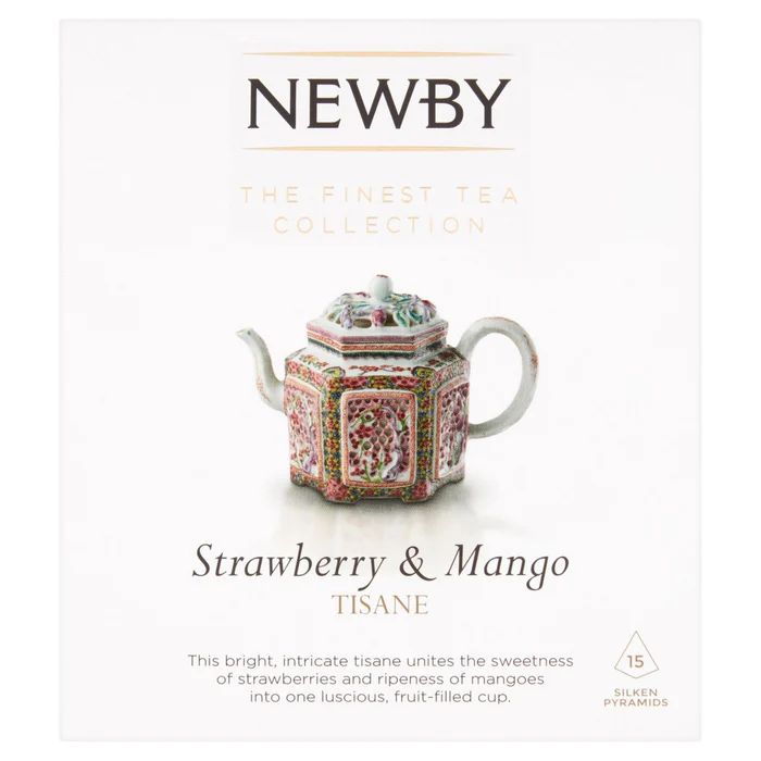 Newby Teas Strawberry & Mango Silken Pyramids 15 per pack