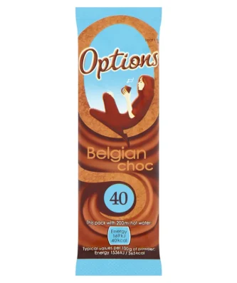 Options Belgian Hot Chocolate Sachet 11g