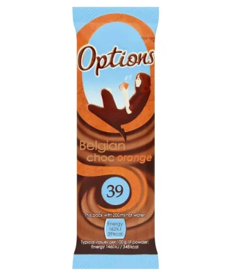 Options Orange Hot Chocolate Sachet 11g
